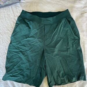 Lululemon Athletica Dark Green Men's Athletic Shorts